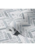 Adawall ROKA 23105-2  TUĞLA DESENLİ MAVİ  DUVAR KAĞIDI 16,5 m2 - 2