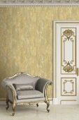 Adawall Seven 7809-3 Kendinden Desenli Düz Sade Simli Duvar Kağıdı - 2