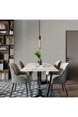 Adawall Omega 23201-4 Koyu Gri Istiridye Desenli Duvar Kağıdı 16,50m2 - 1