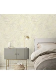 Adawall Yaprak Desenli Duvar Kağıdı, Beyaz, Ephes 1012-1, 10,60 M² - 1