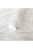 Adawall Vera 1507-1 Soft Beyaz Yapraklı Duvar Kağıdı 16,5 M2 - 3
