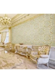 Adawall Damask Pattern Wallpaper - Duvar Kağıdı, Krem - Ephes 6802-2, 10,60 M² thumbnail 1