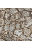 Adawall ROKA/ KAHVERENGİ KESİK TAŞ DESEN DUVAR KAĞIDI 23114-2 - 1