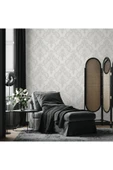 Adawall Dante 1403-2 Damask Desenli Duvar Kağıdı (gri) - 1