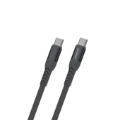 Polosmart PBS421 Hızlı 65W Type-C to Type-C Şarj ve Data Kablosu 1.2 Metre Gri - 1