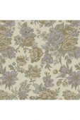Adawall Çiçek Açan Güller ve Çiçek Desenli Duvar Kağıdı, Bej, Mavi, Açık - Ephes 5806-3, 10,60 M² - 2