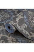 Adawall Damask Pattern Wallpaper - Duvar Kağıdı, Kahverengi - Ephes 6802-5, 10,60 M² - 3