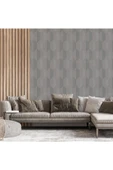 Adawall Vera Duvar Kağıdı Geometrik Desenli Non-woven Kağıt Taban Vinil Kaplı - 1
