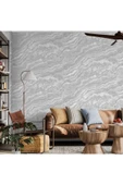 Adawall Roka 23102-2 Mermer Desenli Düz Sade Duvar Kağıdı - 1
