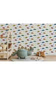 Adawall Ada Kids 8909-2 Duvar Kağıdı Gri Arabalı thumbnail 2