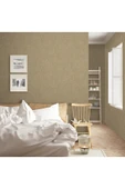 Adawall Alfa Kaba Yün Tüvit Dokusundan Esinlenilmiş Duvar Kağıdı, 3712-4, Bej, Kahverengi, 16,50 M² - 5