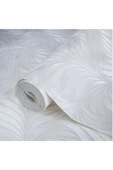 Adawall Seven 7812-1 Beyaz Yaprak Desenli Duvar Kağıdı 16,50 M2 - 1