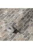 Adawall ROKA 23104-3 TAŞ DESENLİ KAHVERENGİ DUVAR KAĞIDI 16,5 m2 - 4