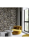 Adawall Roka 23113-3 Doğal Taş Desenli Düz Sade Duvar Kağıdı - 2