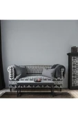 Adawall Dante Seri Düz Desenli Duvar Kağıtı 1404-4 : Gri - 1