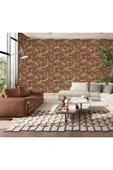 Adawall ROKA 23104-4 TAŞ DESENLİ KAHVERENGİ DUVAR KAĞIDI 16,5 m2 - 1