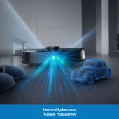 Şımart katya U Akıllı Robot Süpürge 10000Pa Yüksek Emiş Gücü, Otomatik Mop Yıkama ve Kurutma - 8