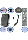 Sunplus Astra Turbo HD2023 Çanaklı - Çanaksız Wi-fi Dahil Full HD Uydu Alıcısı thumbnail 2