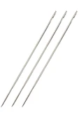 4 No 1,3 mm 15 Cm Uzun 3 Adet Çuvaldız Saraç El Dikiş İğnesi - 2