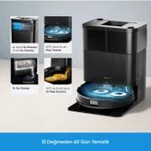 Şımart katya U Akıllı Robot Süpürge 10000Pa Yüksek Emiş Gücü, Otomatik Mop Yıkama ve Kurutma - 4