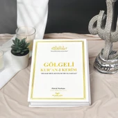 Gölgeli Kuran, Kalemle Yazılabilen Kuranı Kerim Orta Boy, Sıvama Kapak-Beyaz (Tesbih Hediyeli) - 5