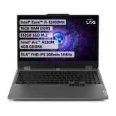 Lenovo LOQ 15IAX9 83GS008GTR i5-12450HX 16 GB 512 GB SSD RTX3050 15.6" Full HD Gaming Laptop - 1