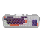 Polosmart PGM36 Kablolu RGB Aydınlatmalı Gaming Oyuncu Klavye Mor - 1