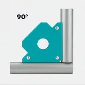 Manyetik Kaynak Köşe Tutucu 5" Mavi Güçlü Mıknatıs Kaynak Aparatı Metal Montaj Aparatı thumbnail 3