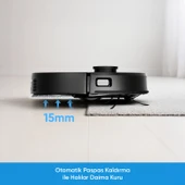 Şımart katya U Akıllı Robot Süpürge 10000Pa Yüksek Emiş Gücü, Otomatik Mop Yıkama ve Kurutma - 6
