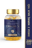 Woogss Vital Omega 3 Norveç Balık Yağı İçeren Takviye Edici Gıda 200 KAPSÜL - 1