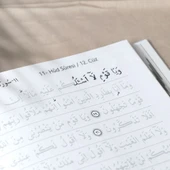 Gölgeli Kuran, Kalemle Yazılabilen Kuranı Kerim Orta Boy, Sıvama Kapak-Beyaz (Tesbih Hediyeli) - 4