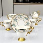 Kosova Ayaklı Kahve Fincan Takımı 6 Kişilik RSY253 90cc Adrian - 1