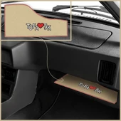 Tofaş Şahin Doğan Kartal Torpido Alt Sehpa Koruma Halısı / Tofaş Bej Renk Torpido Alt Kaplama Örtüsü thumbnail 1