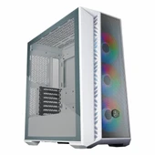 Cooler Master MasterBox 520 USB 3.2 ARGB eATX Mid Tower Beyaz Kasa thumbnail 1