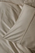 Cotton Box Silky Saten Çift Kişilik Nevresim Takımı Bej thumbnail 2