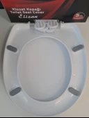 FATEX ELİZAN ( AKDENİZ ) ( 36,5 x 43,5 cm ) NORMAL KAPANAN PLASTİK KLOZET KAPAĞI thumbnail 4