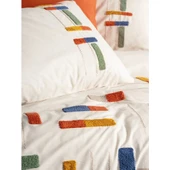 Cotton Box Puff Nakışlı Çift Kişilik Nevresim Takımı Katy Tarcin thumbnail 2