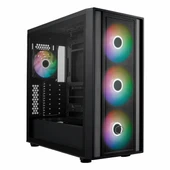 Cooler Master MasterBox 600 USB 3.2 ARGB eATX Mid Tower Siyah Kasa thumbnail 3