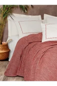 Cotton Box Embrova Çift Kişilik Pike Takımı Şönil Loom Bordo - 2