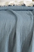 Varol 5 Katlı Çift Kişilik %100 Pamuk Müslin Yatak Örtüsü – 230x240 cm thumbnail 9