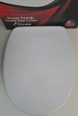 FATEX ELİZAN ( AKDENİZ ) ( 36,5 x 43,5 cm ) NORMAL KAPANAN PLASTİK KLOZET KAPAĞI thumbnail 2