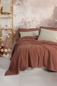 Cotton Box Natura Çift Kişilik Yatak Örtüsü / Pike Takımı Vilo Kiremit - 1