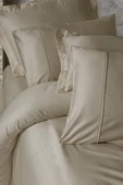 Cotton Box Silky Saten Çift Kişilik Nevresim Takımı Bej thumbnail 3