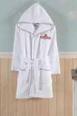 Varol Bambu Nakışlı Çocuk Bornozu - Pilot thumbnail 3
