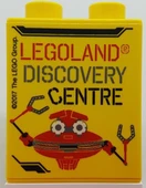 Legoland Discovery Centre 2017 Crab Pattern Duplo Brick 1x2x2 thumbnail 1