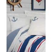 Cotton Box Maritime Çift Kişilik Nevresim Takimi Brine Ekru thumbnail 2