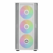 Cooler Master MasterBox 600 USB 3.2 ARGB eATX Mid Tower Beyaz Kasa thumbnail 2