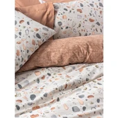 Cotton Box Minimal Çift Kişilik Nevresim Takimi Oniks Karamel - 2