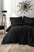 Cotton Box Silky Saten Çift Kişilik Nevresim Takımı Siyah thumbnail 1