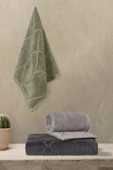 Varol Voli Serisi Micro Cotton 30x50cm 3 Lü Havlu Seti thumbnail 2
